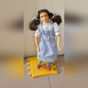 Wizard Of Oz Vintage Dorothy Doll with Blue Dress and Red Shoes